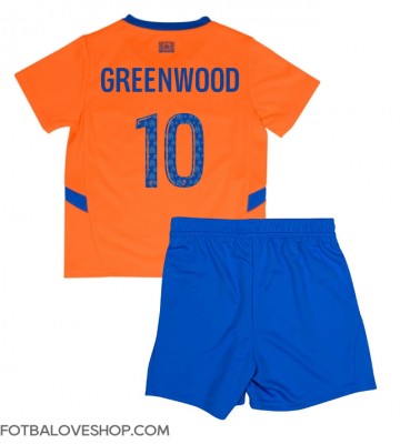Olympique de Marseille Mason Greenwood #10 Dětské Alternativní Dres 2024-25 Krátký Rukáv (+ trenýrky)